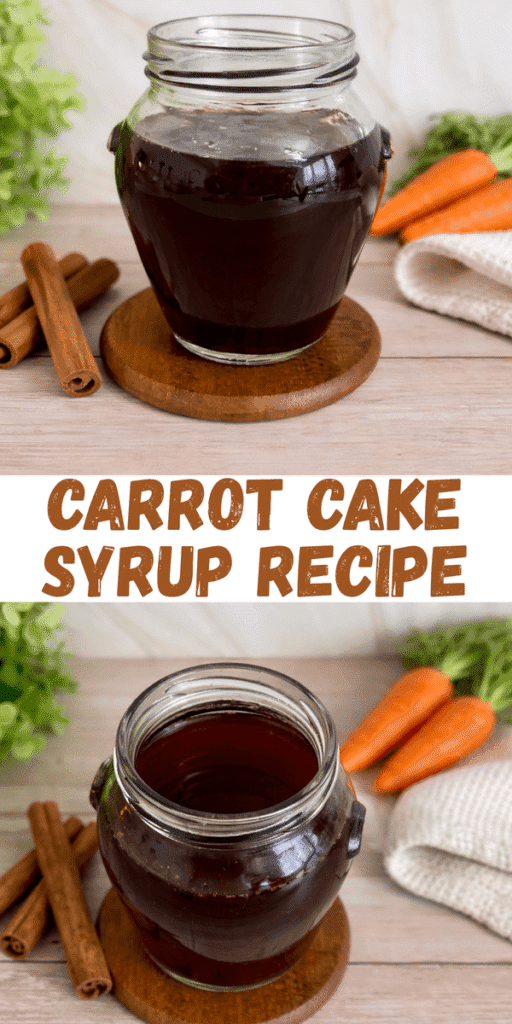 carrot cake syrup recipe for coffee