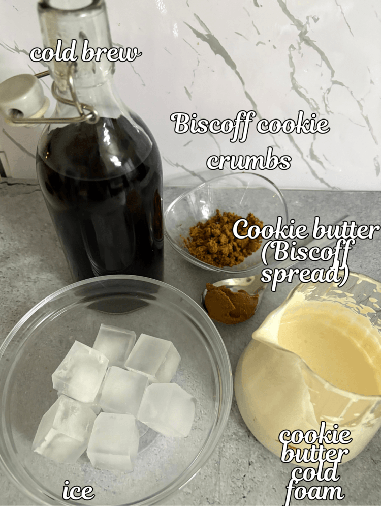 dunkin cookie butter cold brew