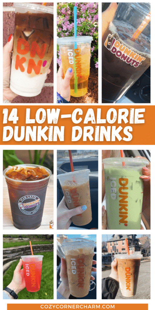 healthy dunkin donuts drinks 
