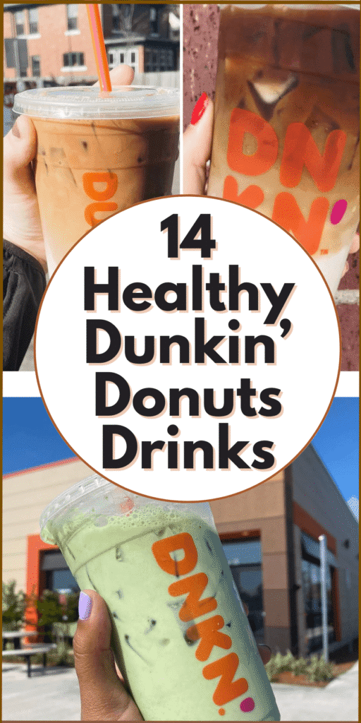 healthy dunkin donuts drinks 