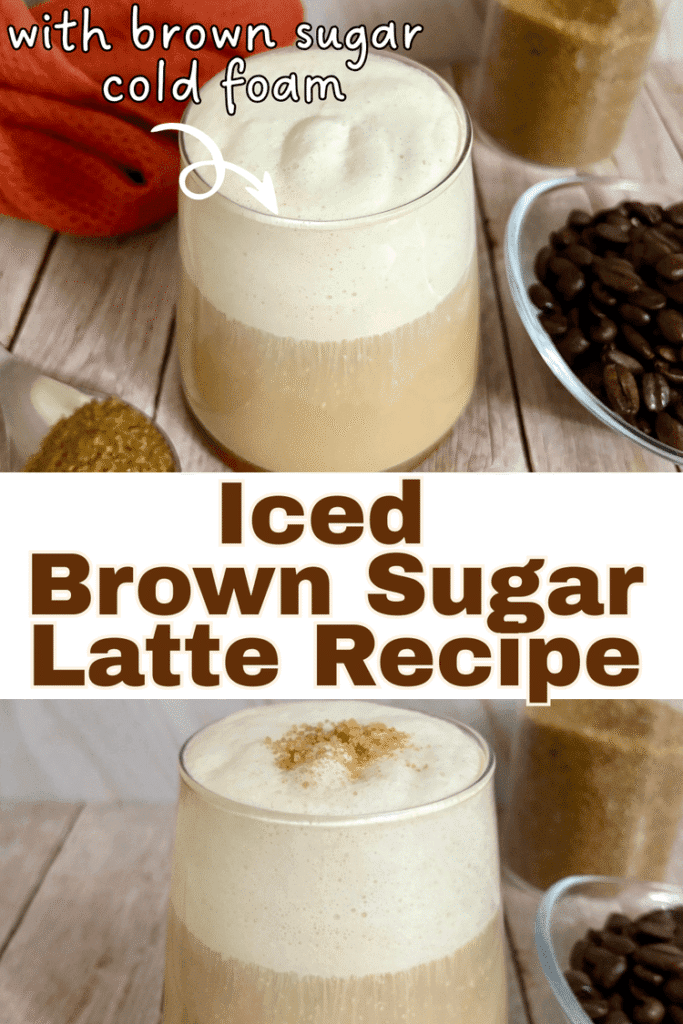 iced Brown sugar latte 