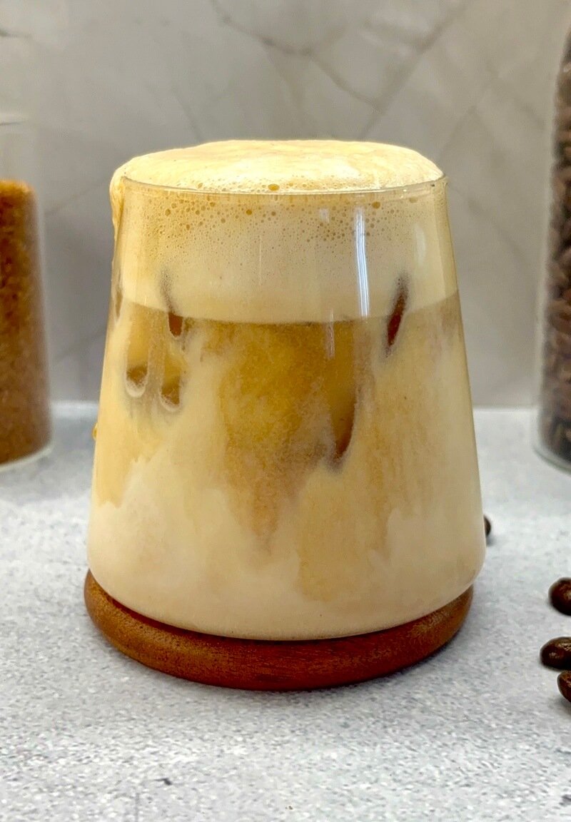 iced brown sugar oatmilk shaken espresso