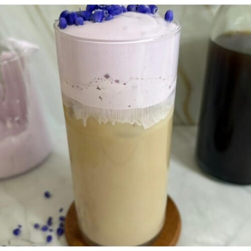 iced lavender cream chai