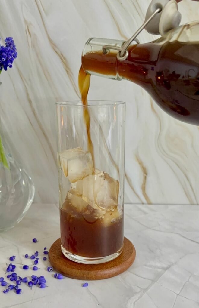 iced lavender cream chai