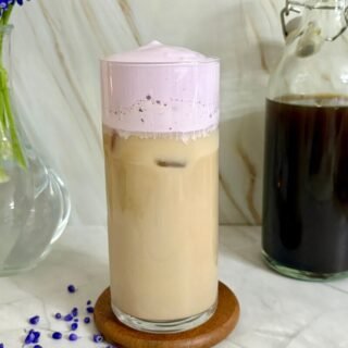 iced lavender cream chai