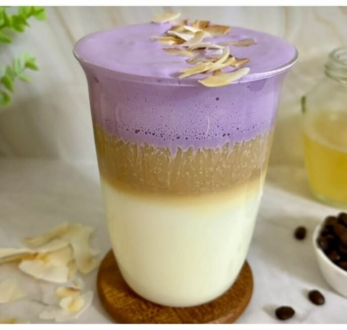 Iced Ube Coconut Macchiato Recipe (Starbucks Copycat)