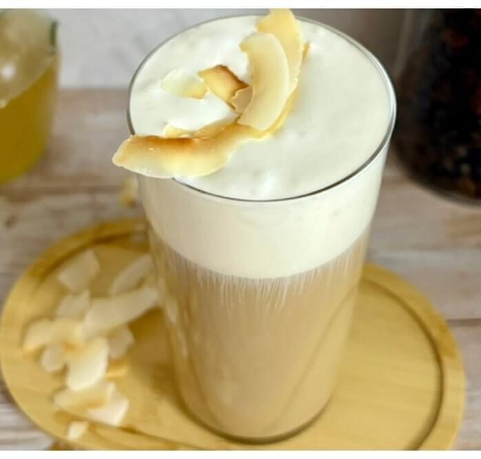 Toasted Coconut Latte Recipe (Starbucks Copycat)