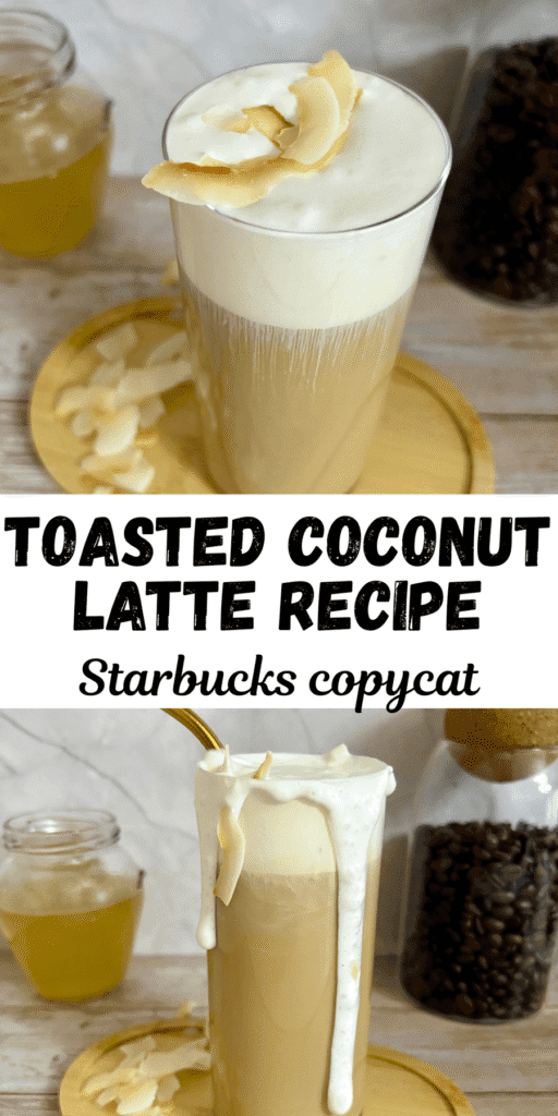 toasted coconut latte starbucks copycat 