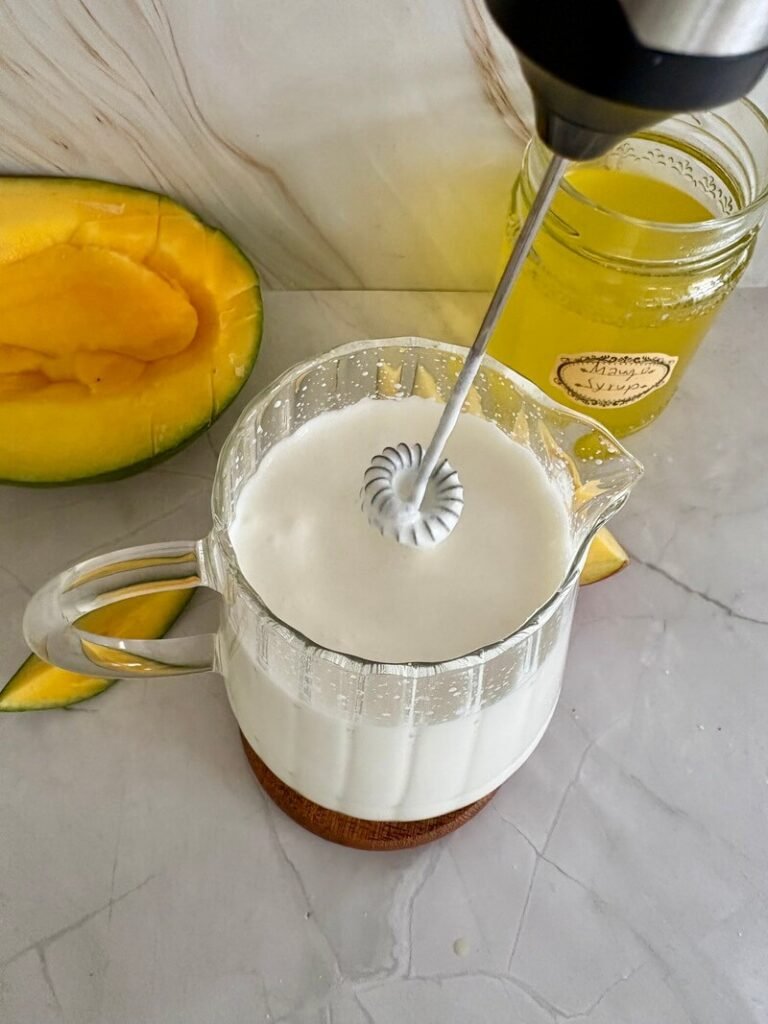 Mango cream cold foam Starbucks copycat