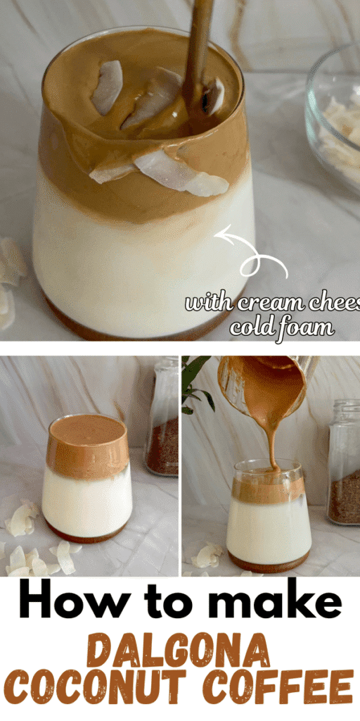 coconut dalgona coffee 