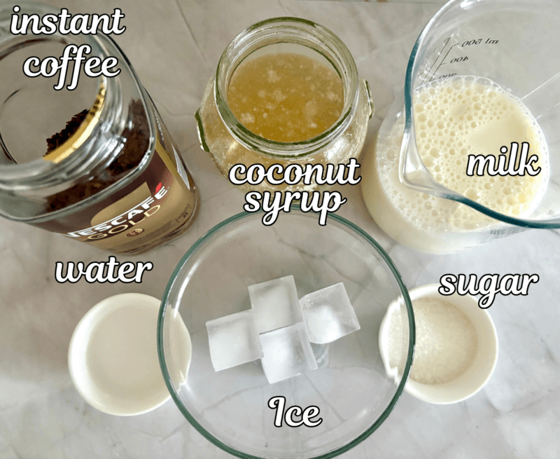 coconut dalgona coffee 