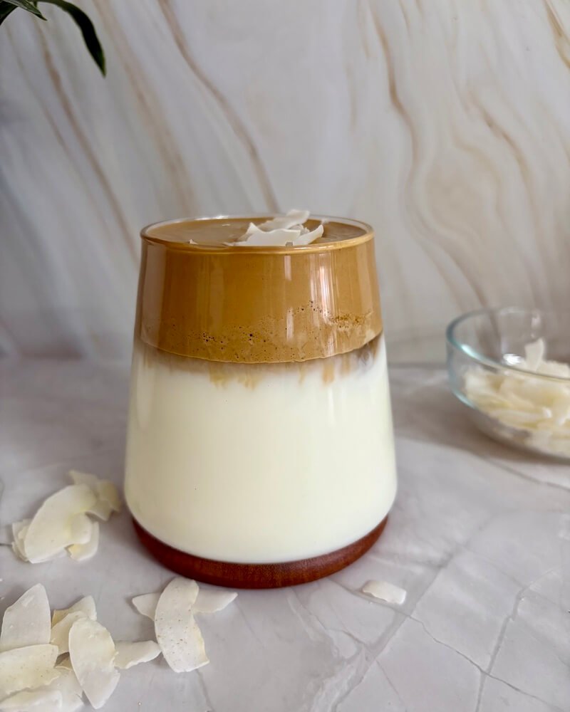 whipped coconut coffee dalgona coffee
