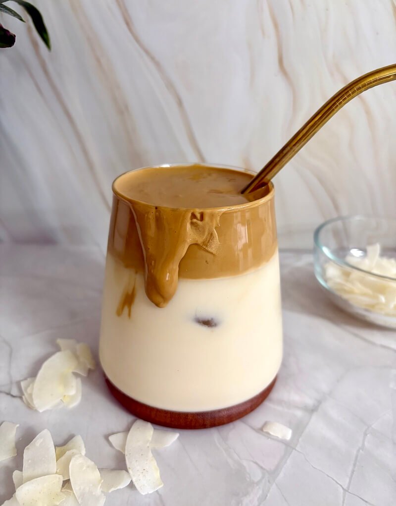 whipped coffee coconut dalgona recipe