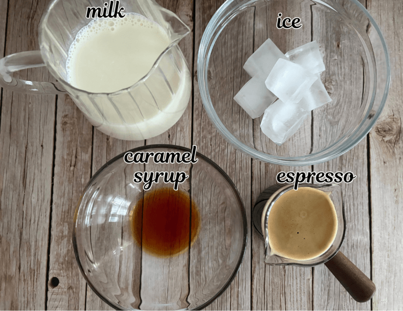 iced caramel latte recipe