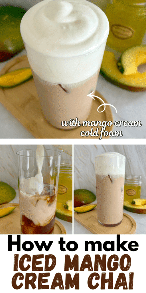 iced mango cream chai starbucks copycat