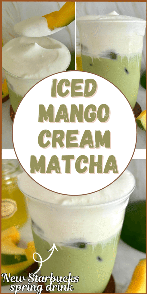 iced mango cream matcha 