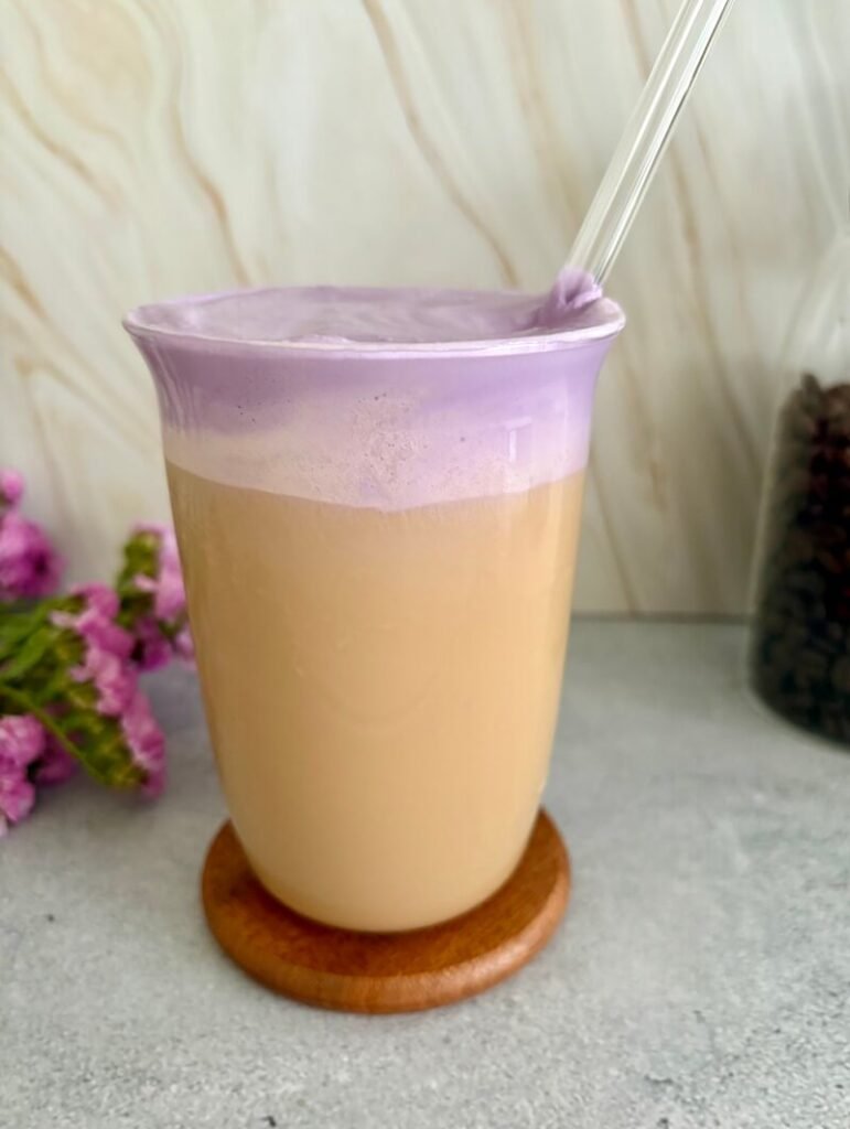 iced ube coconut cream shaken espresso 