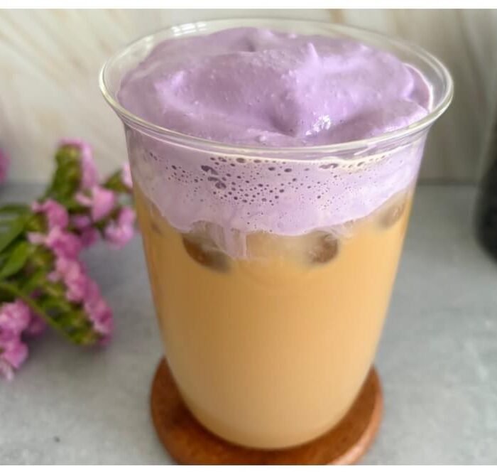 Iced Ube Coconut Cream Shaken Espresso (Starbucks Copycat)