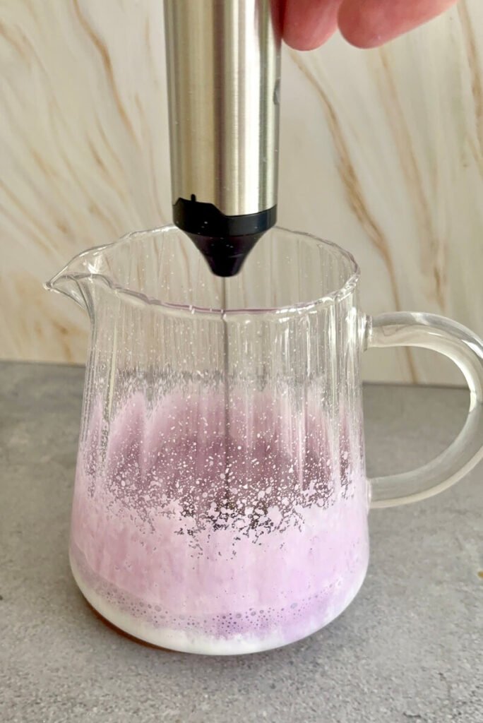 iced ube coconut cream shaken espresso 