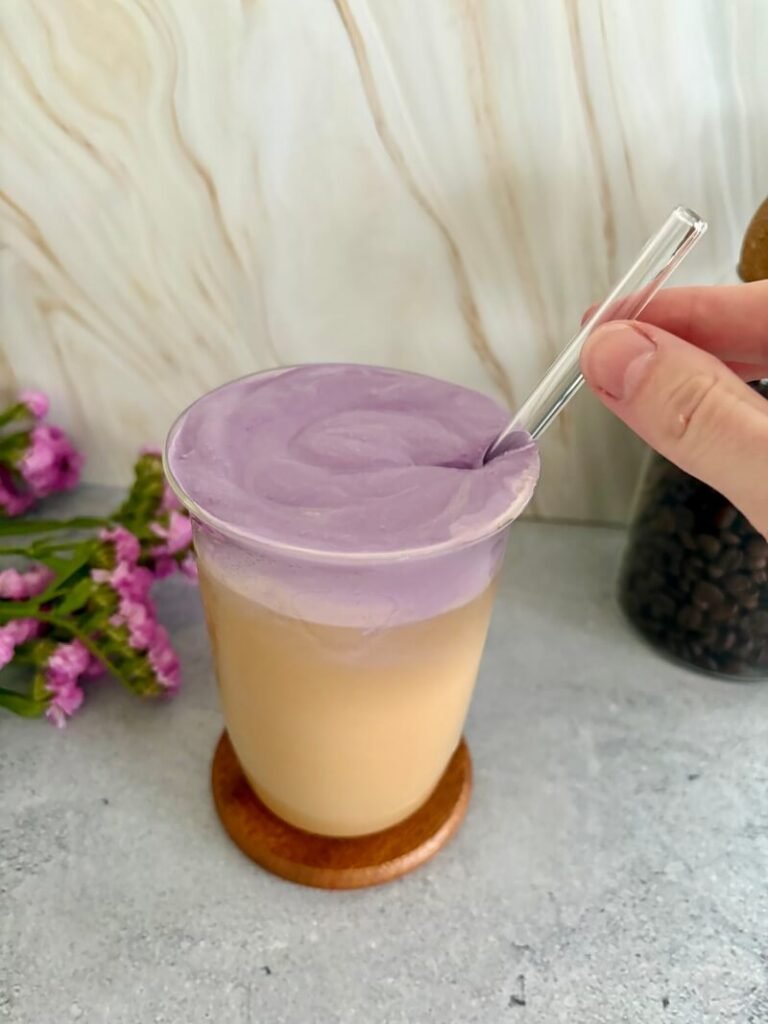 iced ube coconut cream shaken espresso 