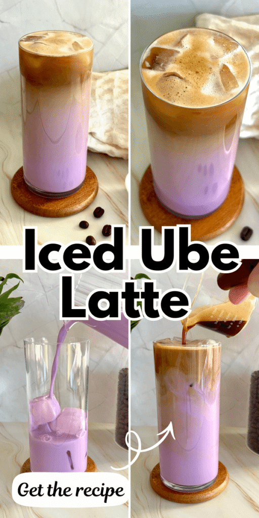 iced ube latte recipe