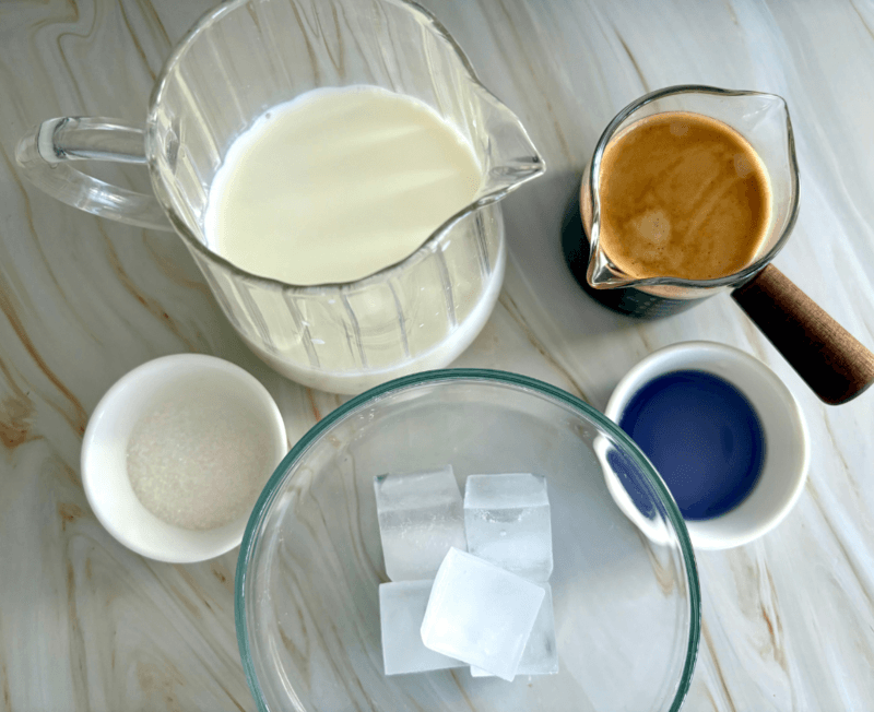 iced ube latte RECIPE