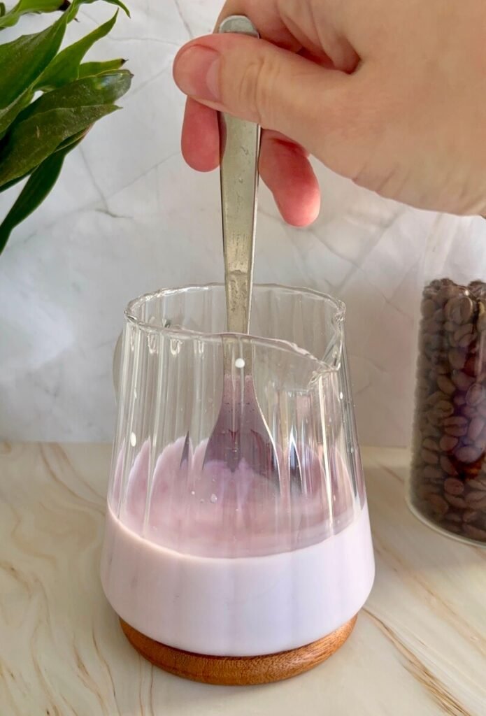 iced ube latte recipe