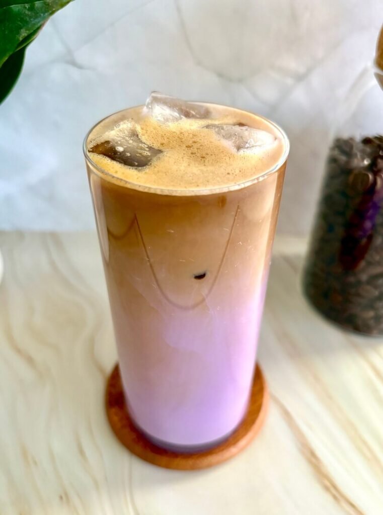 iced ube latte recipe 