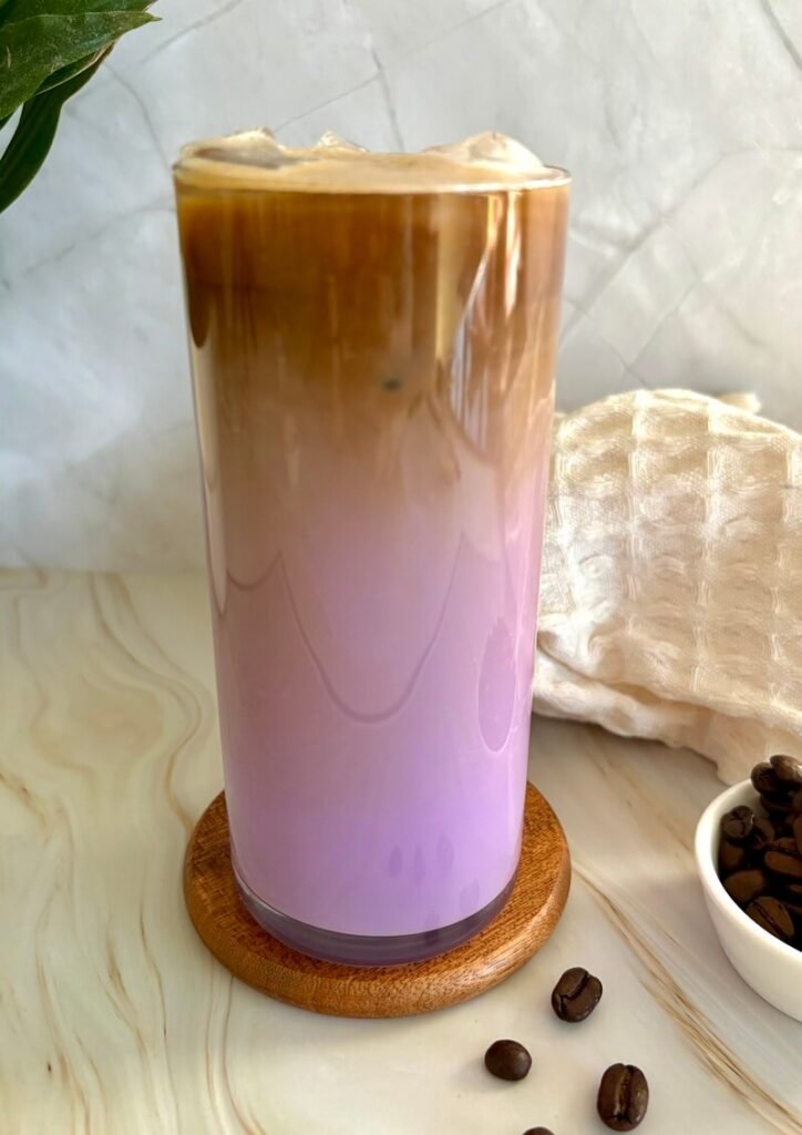 iced ube latte recipe