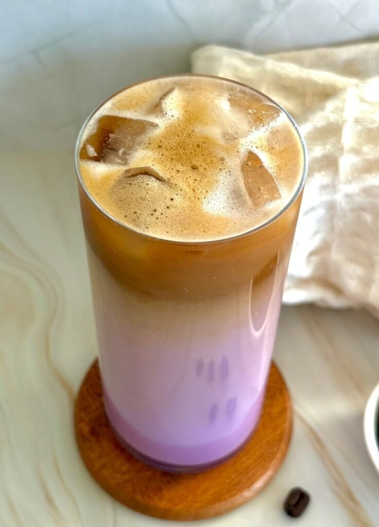 iced ube latte recipe 
