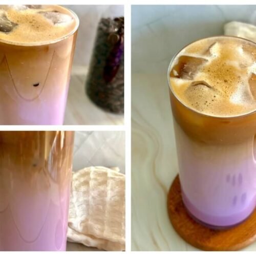 iced ube latte recipe