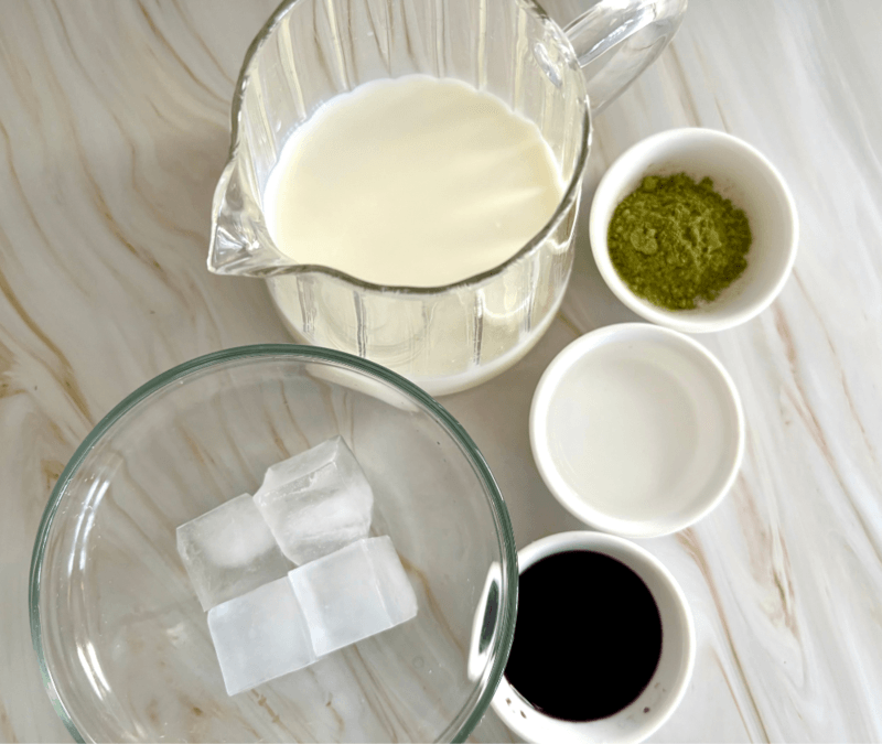 iced ube matcha latte recipe