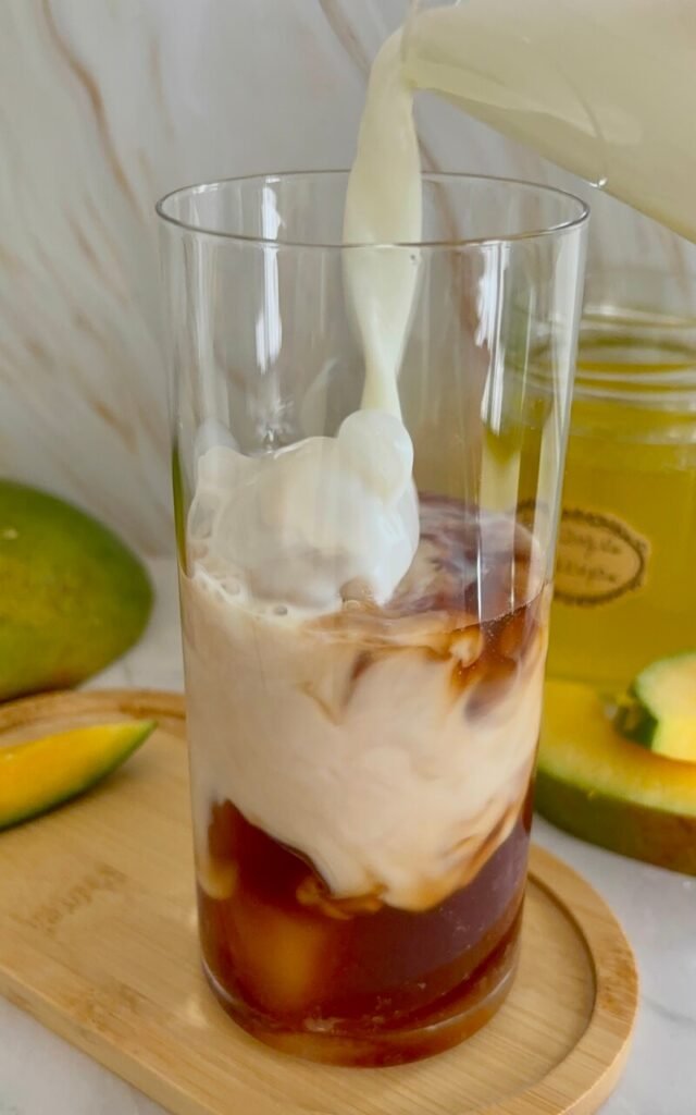 iced mango cream chai recipe starbucks copycat