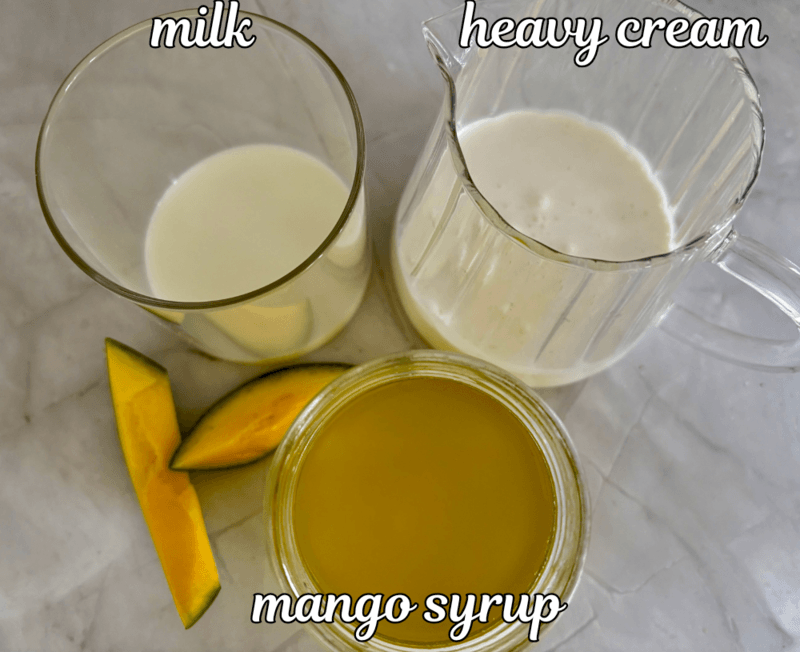Mango cream cold foam recipe