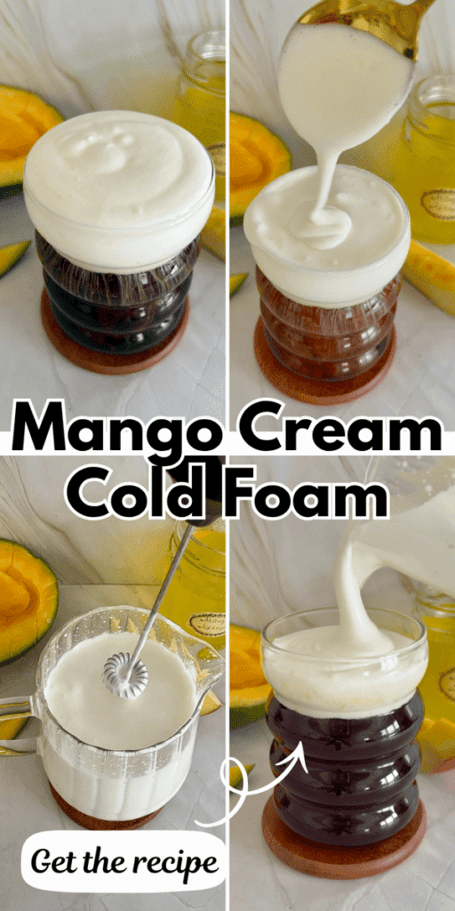 Mango cream cold foam recipe
