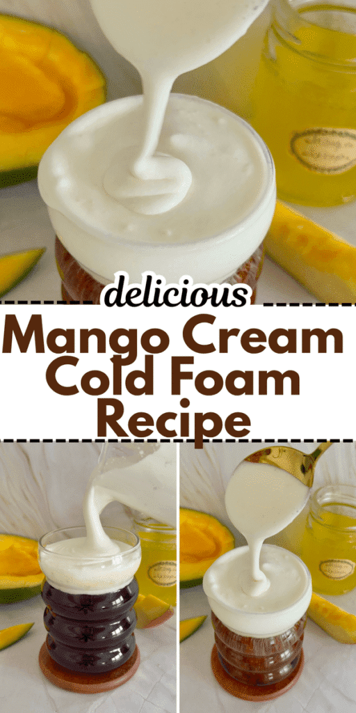 Mango cream cold foam recipe