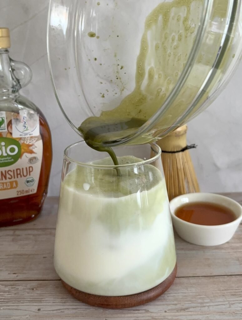 salted maple matcha latte recipe