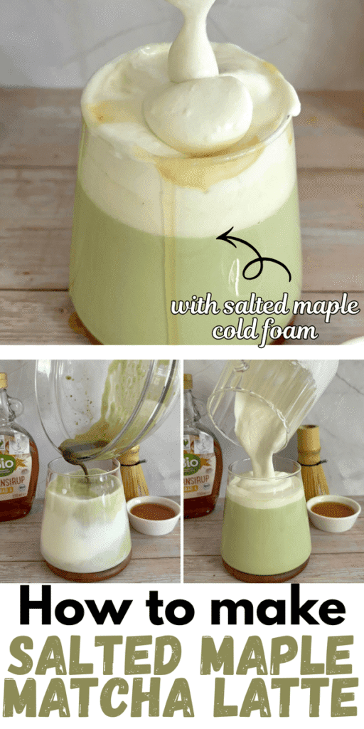 salted maple matcha latte recipe