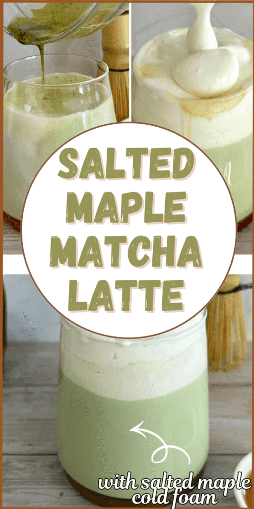 salted maple matcha latte recipe