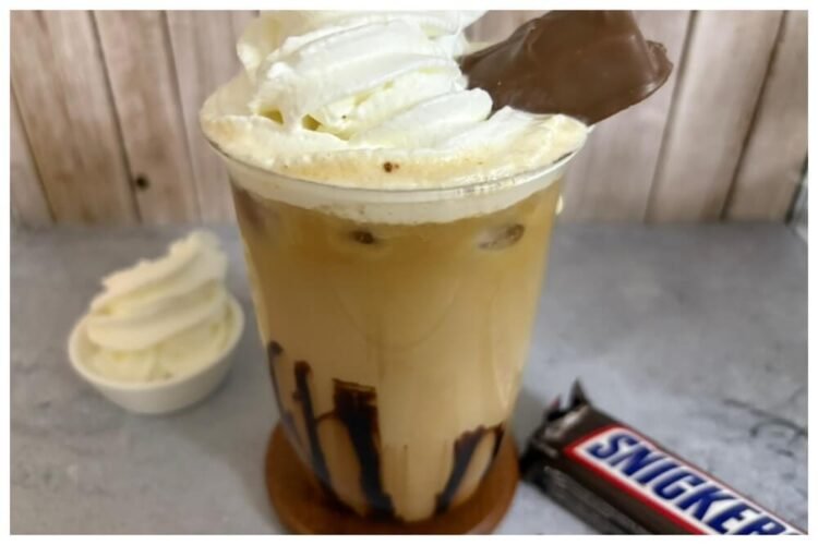 snickers latte recipe