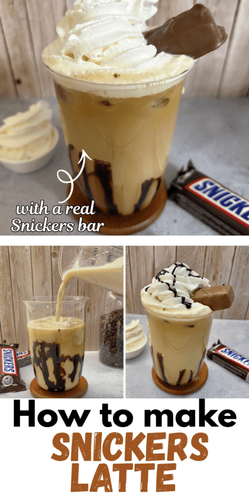 snickers latte recipe