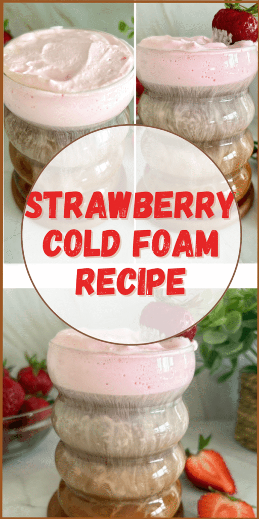 strawberry cold foam recipe 