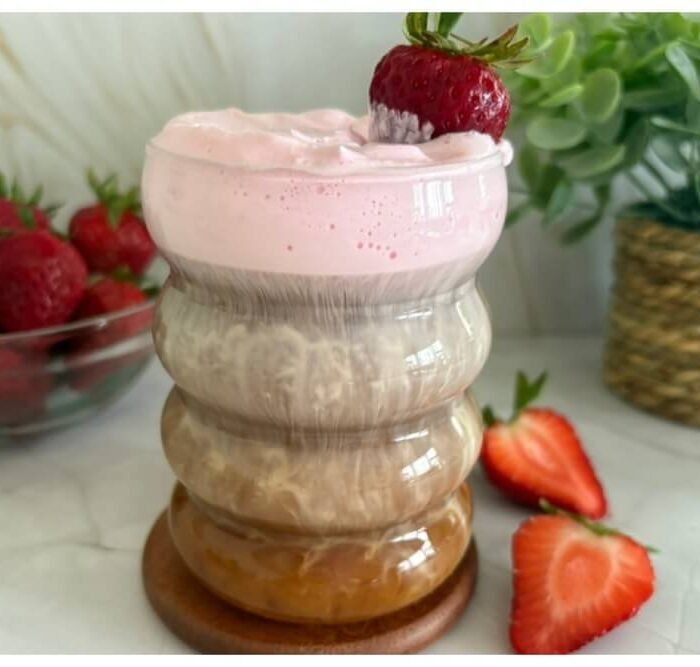 Strawberry Cold Foam Iced Coffee Recipe (Starbucks Copycat)