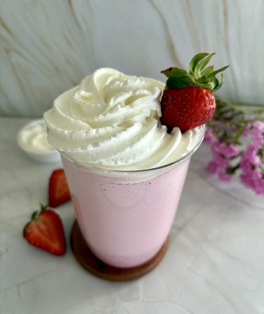 strawberry creme frappuccino recipe