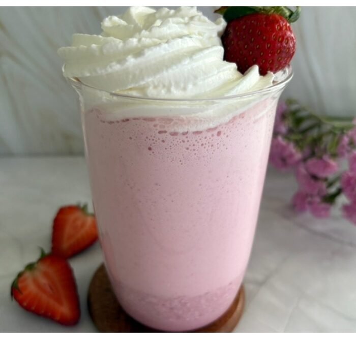 Strawberry Creme Frappuccino Recipe (Starbucks Copycat)