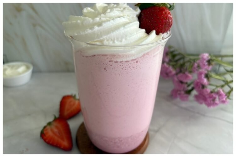strawberry frappuccino recipe