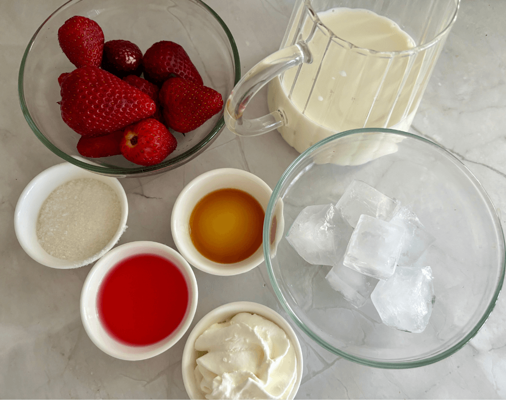 strawberry frappuccino recipe 