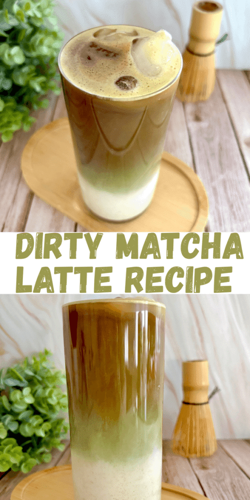 dirty matcha latte recipe 