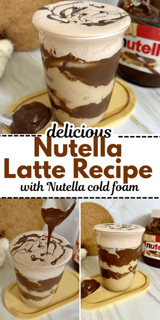 iced nutella latte recipe