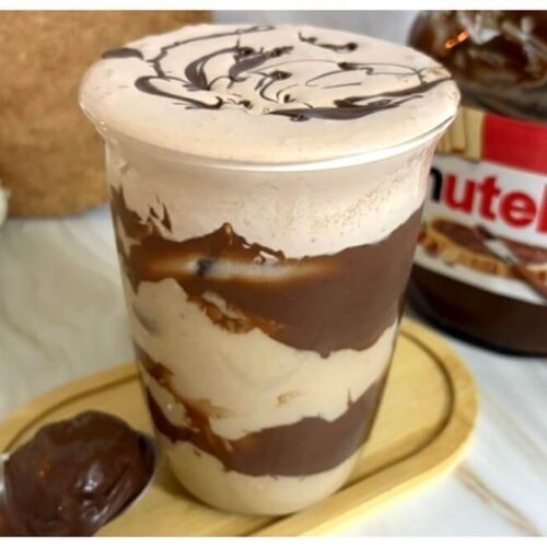 iced nutella latte recipe